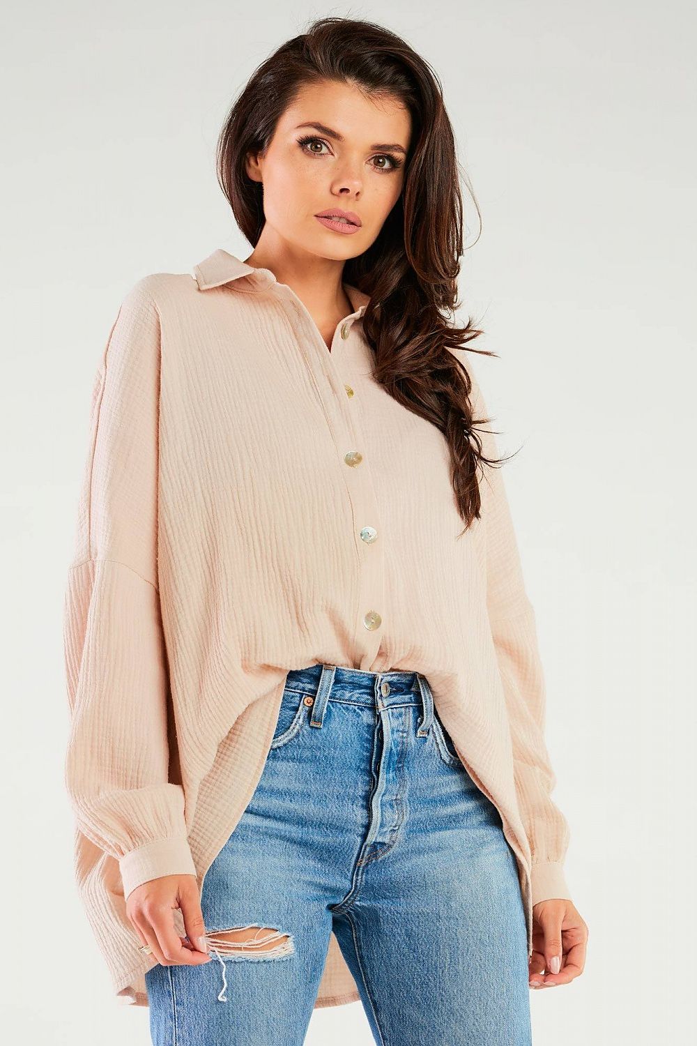 Long sleeve shirt model 166827 Infinite You