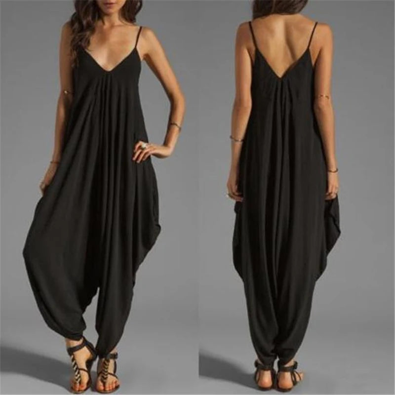 Women Casual Sleeveless Jumpsuits