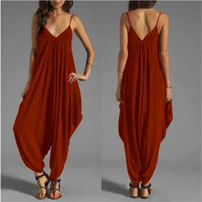 Women Casual Sleeveless Jumpsuits