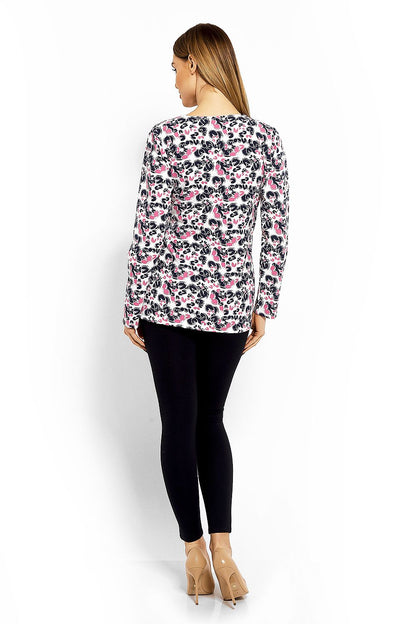  Maternity blouse model 113243 PeeKaBoo 